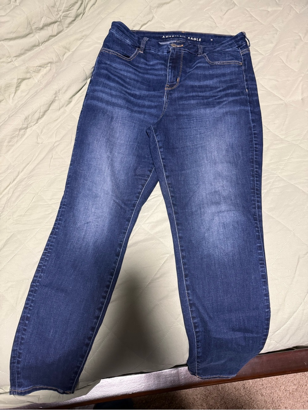 American Eagle Outfitters Women's Indigo Blue Stretch Jeggings